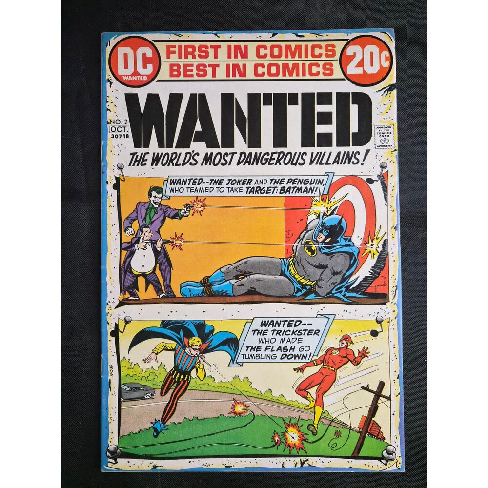 Wanted: World’s Most Dangerous Villains #2 (1972) DC Comics Golden Age Reprints